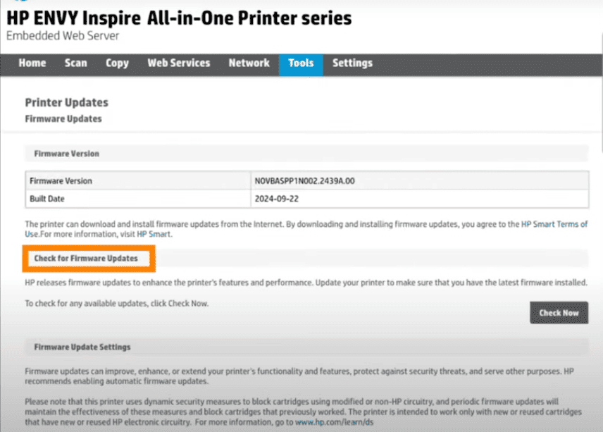 Firmware Update Stuck or Failed Firmware Update Stuck or Failed