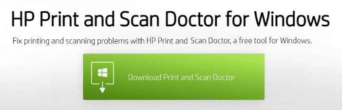 Use HP Print and Scan Doctor Tool